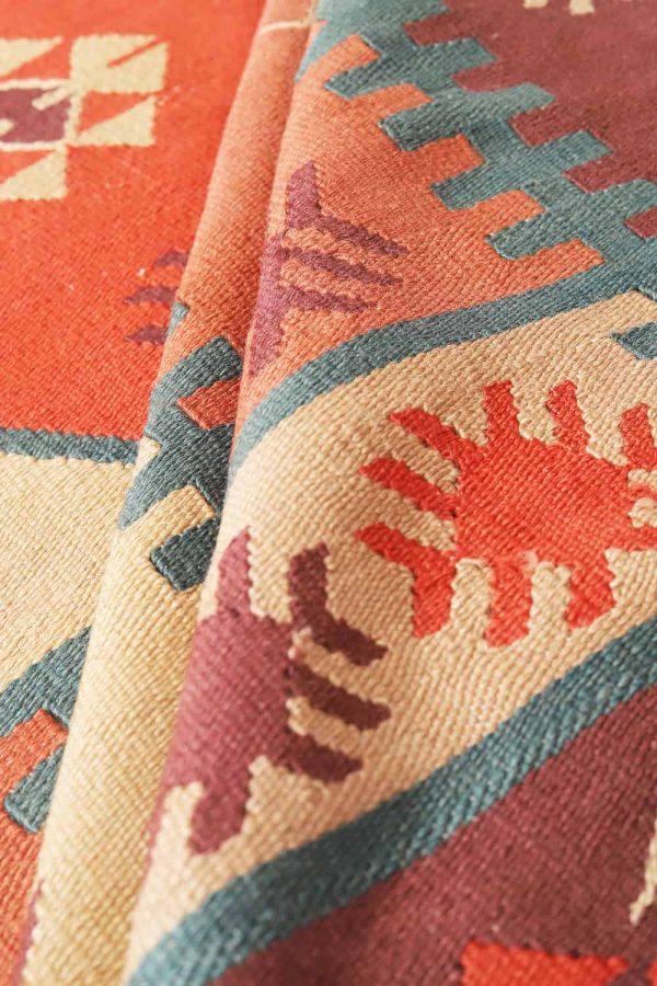 Kazak Kilim - Prayer Design Slit Weave