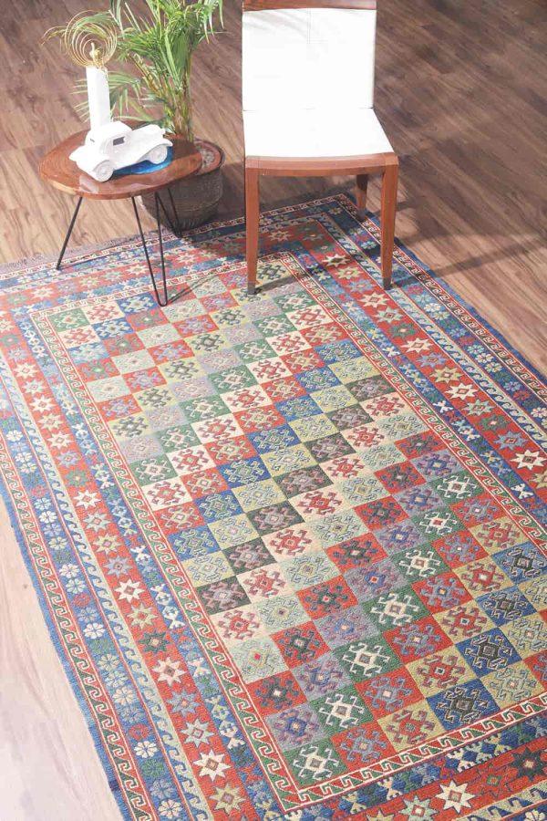 Kazak Kilim - Rams Horn