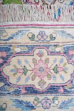 Antique Kirman Lattice - Floral Diamonds