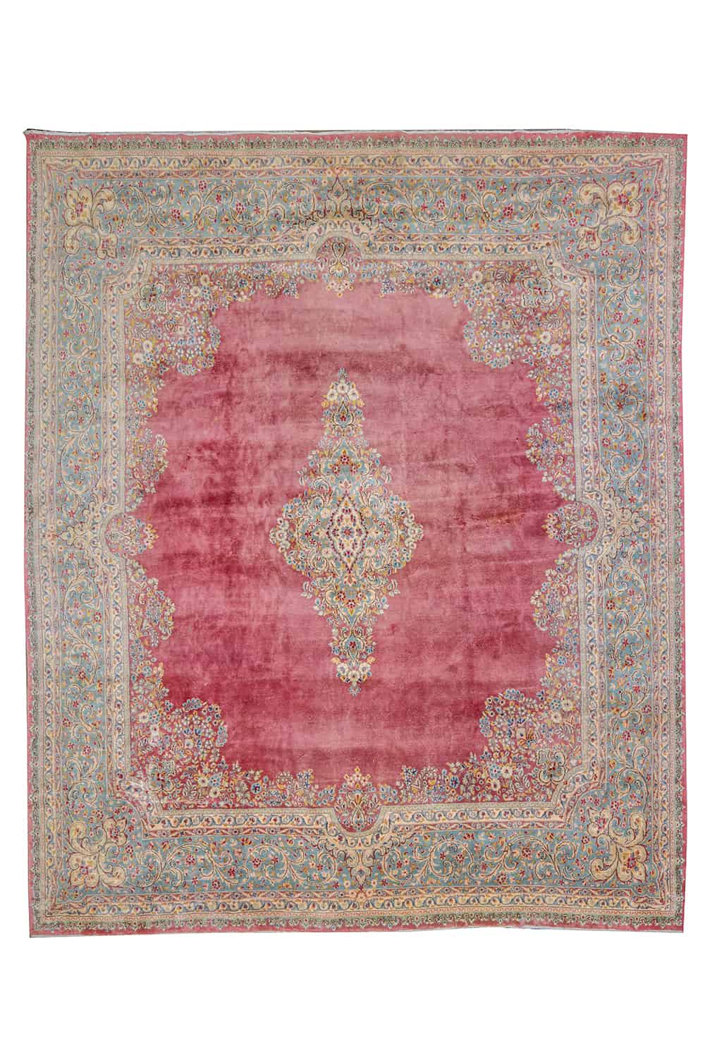 Persian Laver Kerman Aubusson – Light Madder