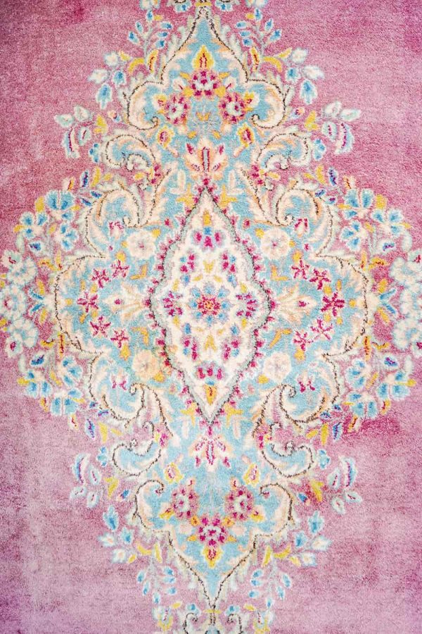 Persian Laver Kerman Aubusson - Light Madder