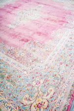 Persian Laver Kerman Aubusson - Light Madder