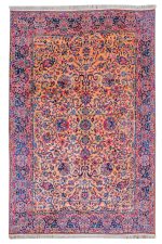 Antique Laver Kerman - Dancing Vines