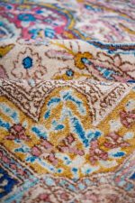 Antique Laver Kerman - Detailed Floral