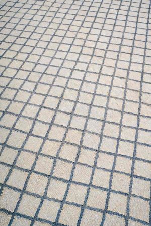 Beige and Grey handcrafted Flatweave Rugs made from Wool by Carpet Cellar