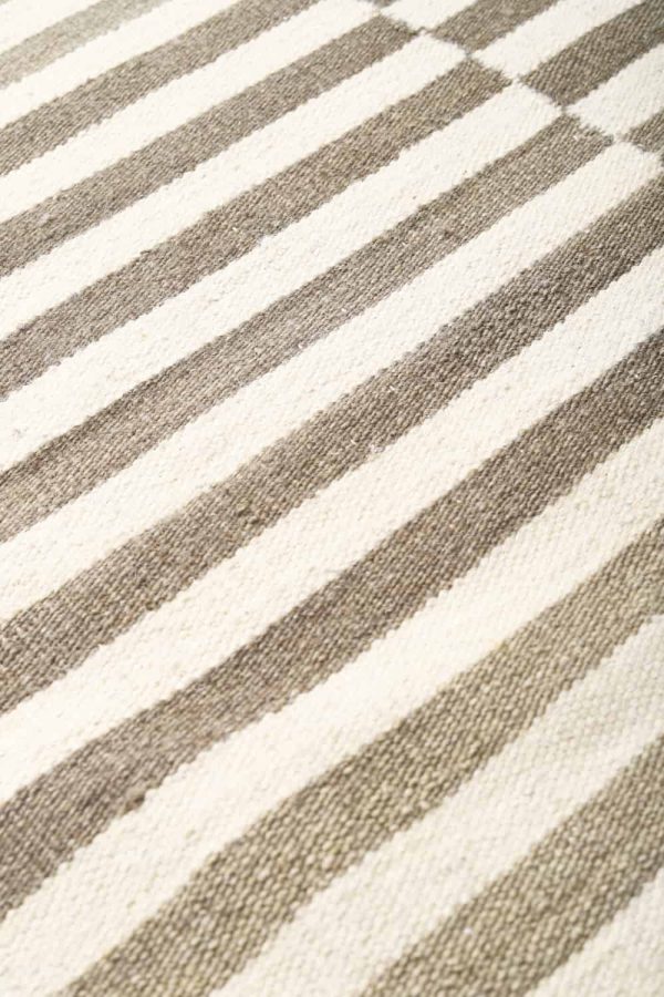 Moroccan Flatweave Rug - Linear Stripweave