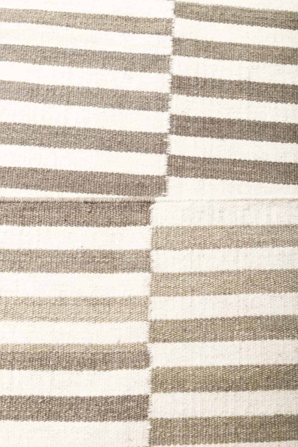 Moroccan Flatweave Rug - Linear Stripweave