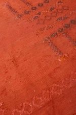 Moroccan Silk Kilim - Red Orange