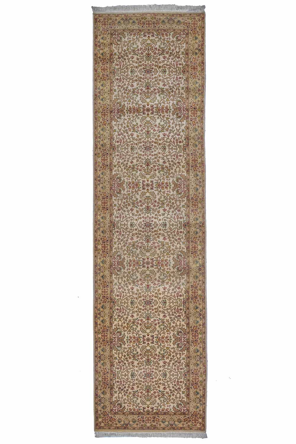 Mughal Jail Collection Runner – Beige Peonies
