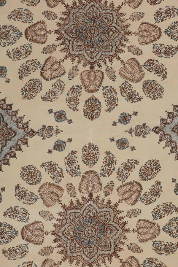 Vintage Persian Block Printed Textile - Kalamkari Rath