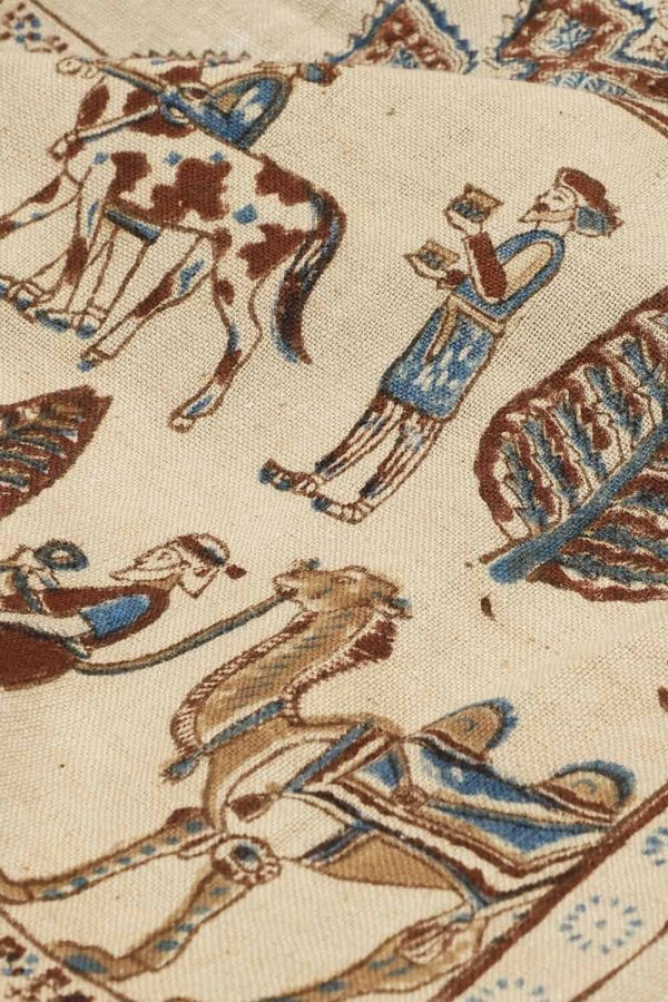 Vintage Persian Block Printed Textile - Kalamkari Rath