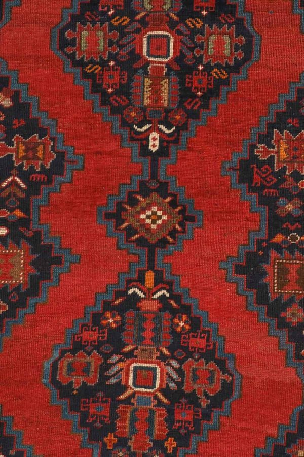 Antique Tribal Persian Hamadan - Gul motif