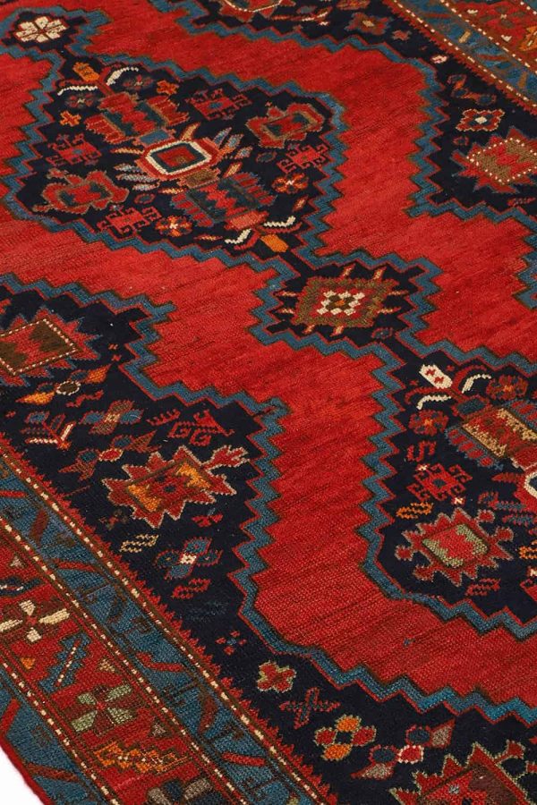 Antique Tribal Persian Hamadan - Gul motif