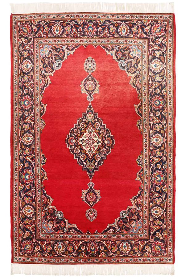 Vintage Persian Kashan - Royal Red