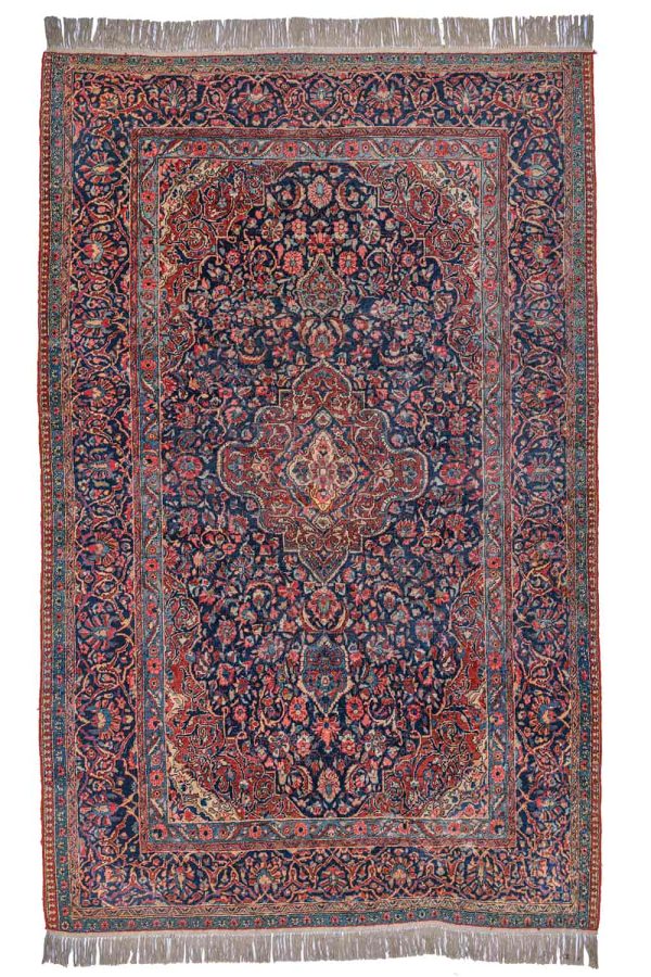 Persian Royal Kashan - Warm Blue Hues