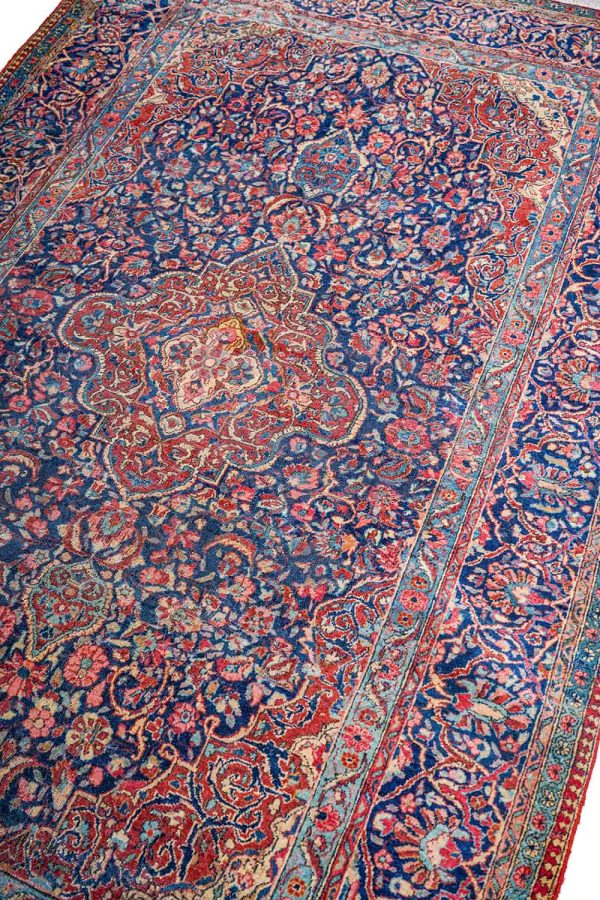 Persian Royal Kashan - Warm Blue Hues