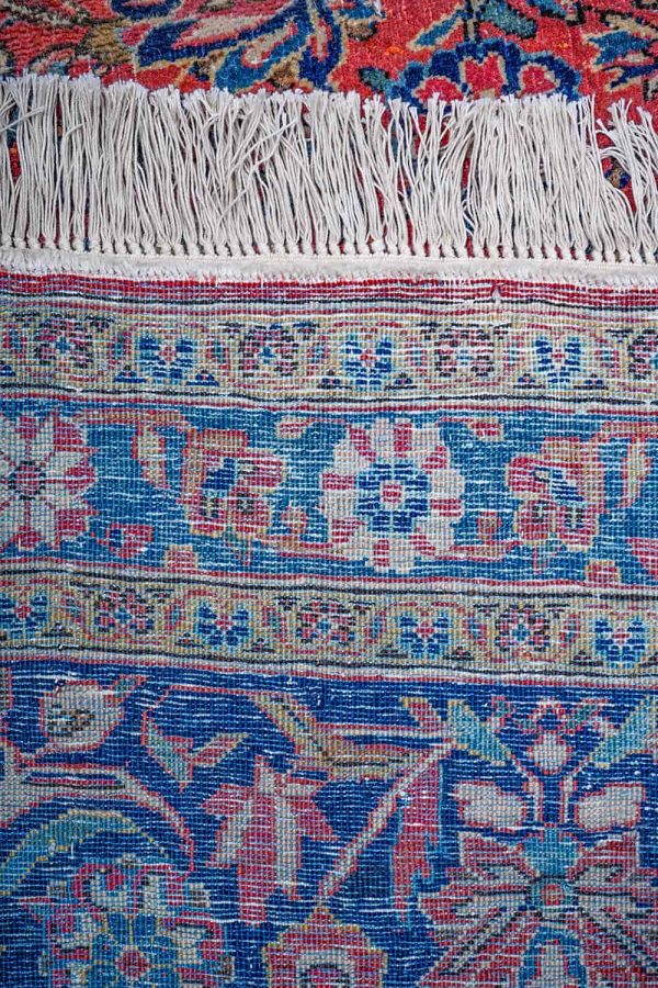 Antique Royal Kurk Kashan - Scrolling Vines