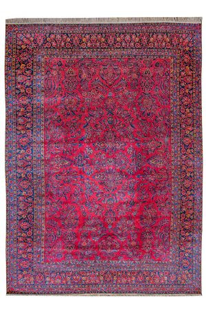 Antique Saroukh Kashan - Brilliant Guldasta