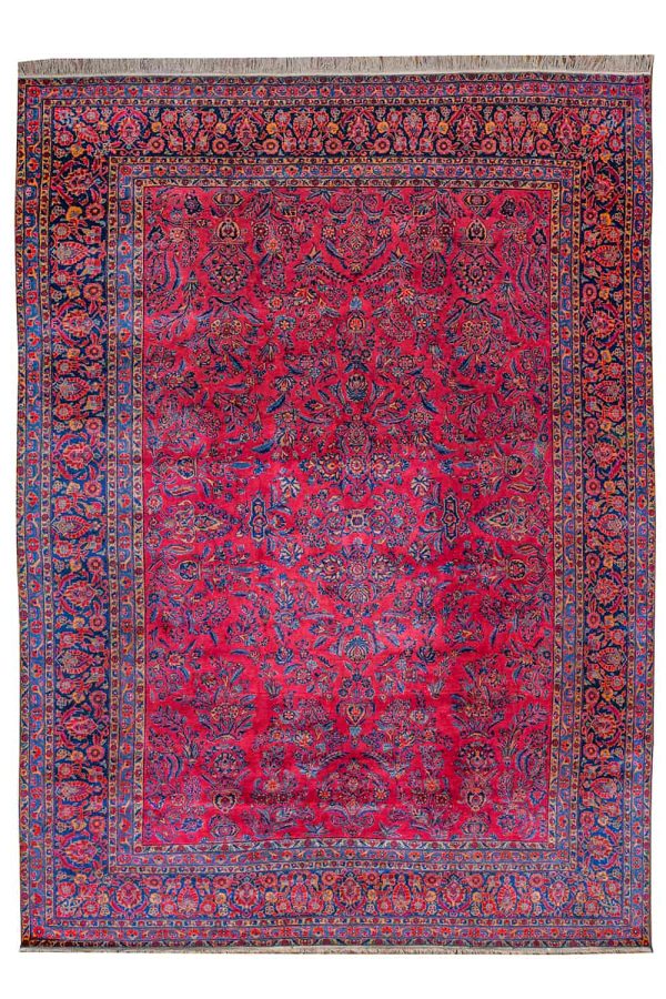 Antique Saroukh Kashan - Brilliant Guldasta