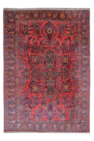 Antique Saroukh - Red Vines and Blossoms