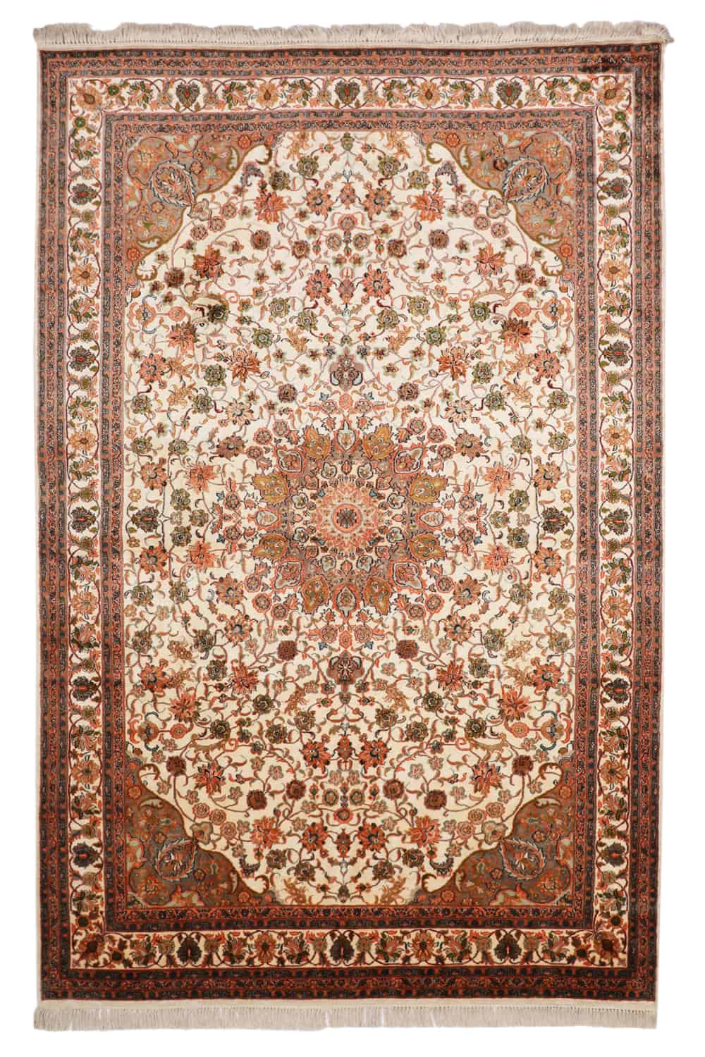 Superfine Silk on Cotton – Gold Medallion