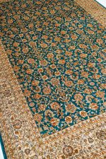 Superfine Silk On Silk - Teal Green Lotus