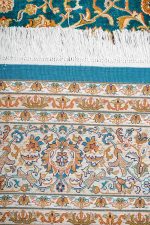 Superfine Silk On Silk - Teal Green Lotus
