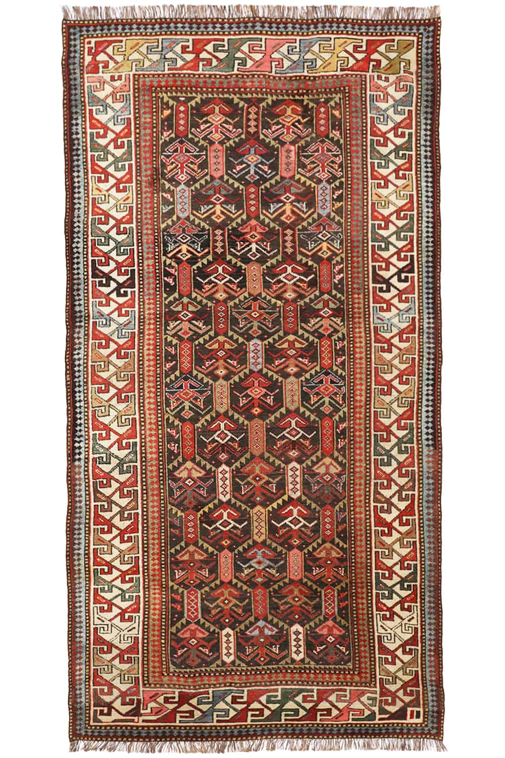 Antique Tribal Caucasian Kazak – Earthy