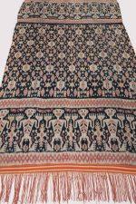 Vintage Tribal Indonesian Sumbawa Ikat Textile - Rams Horn