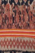Vintage Tribal Indonesian Sumbawa Ikat Textile - Rams Horn