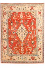 Turkish Kazak - Orange and Gold