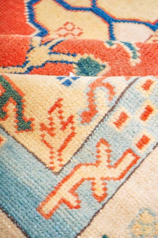 Turkish Kazak - Orange and Gold