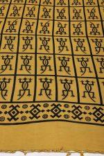Vintage African Lizard Textile