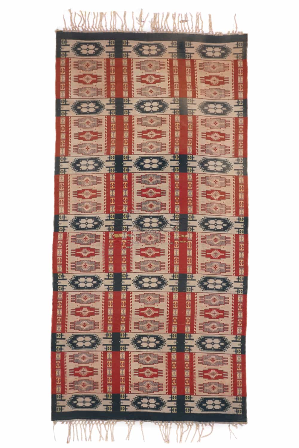 Vintage Central Asian Kazak Design Textile