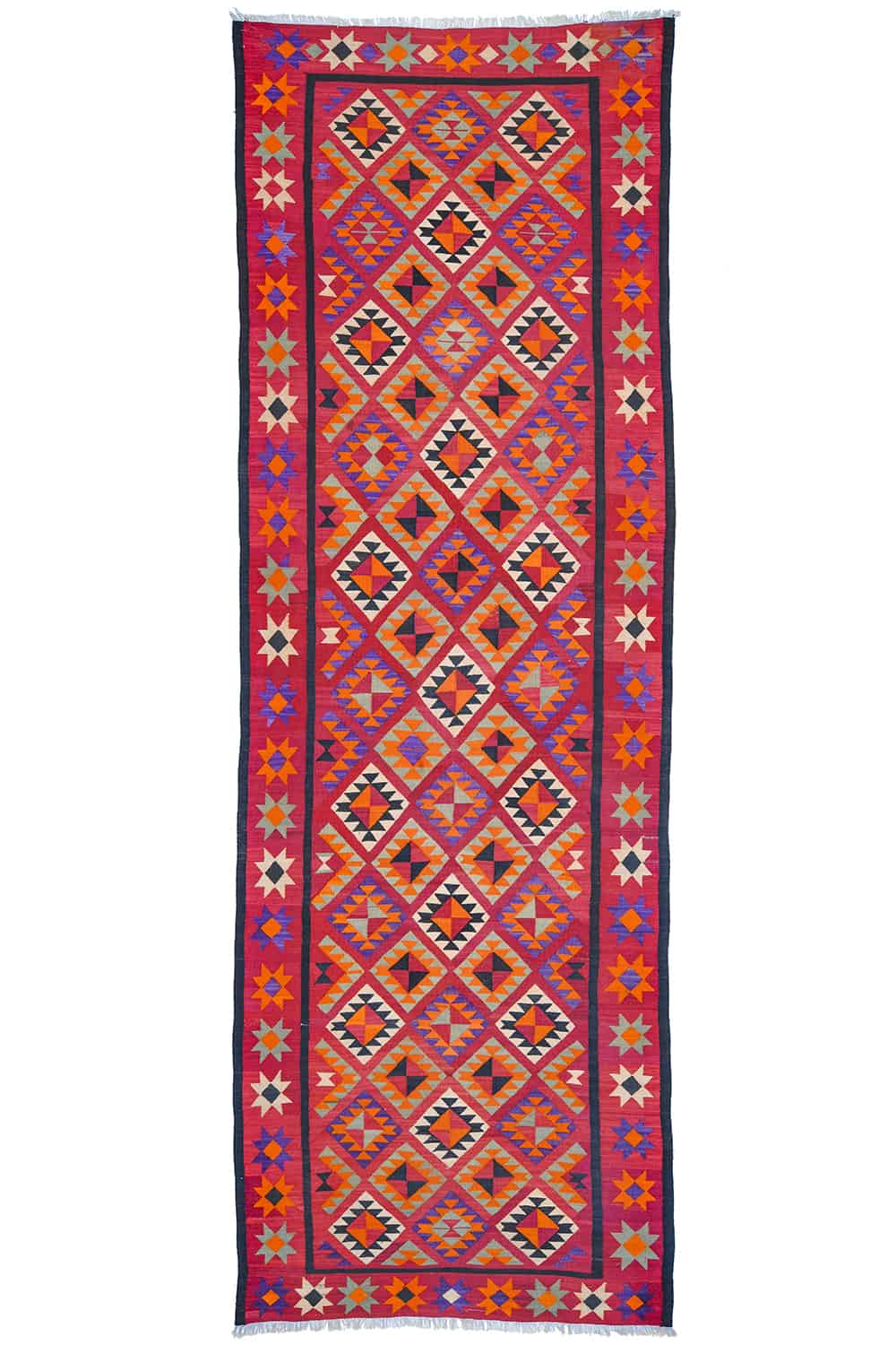 Vintage Kafkash Kilim – Star Constellation