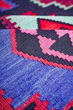 Vintage Kazak Kilim - Incandescent