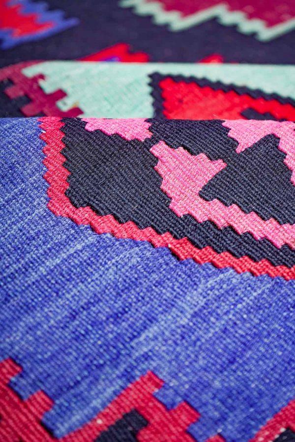Vintage Kazak Kilim - Incandescent