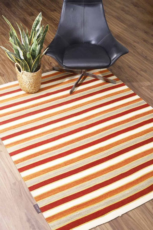 Woollen Flatweave - Stripes