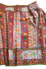 Antique Suzani Jamawar Shawl - Floral Paisley
