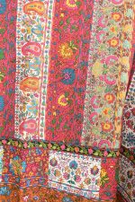 Antique Suzani Jamawar Shawl - Floral Paisley