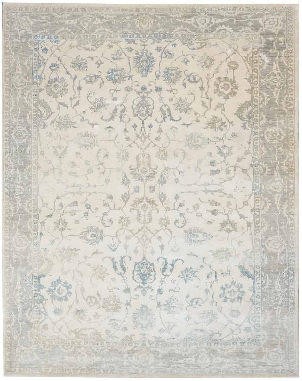 Indo Distressed Oushak – Subtle Beige