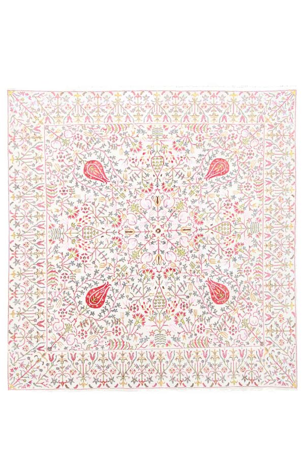 Indo Uzbek Suzani Collection - Off White