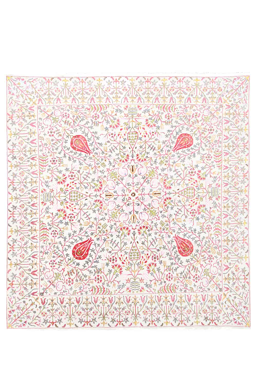 Indo Uzbek Suzani Collection - Off White | Timeless Antique Rugs ...