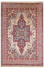 Vintage Kashan - Floral Stars