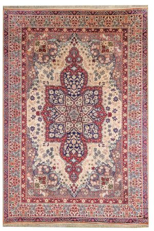 Vintage Kashan - Floral Stars