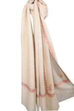 Light Weight Shahmina Beldar Gents Shawl - Beige