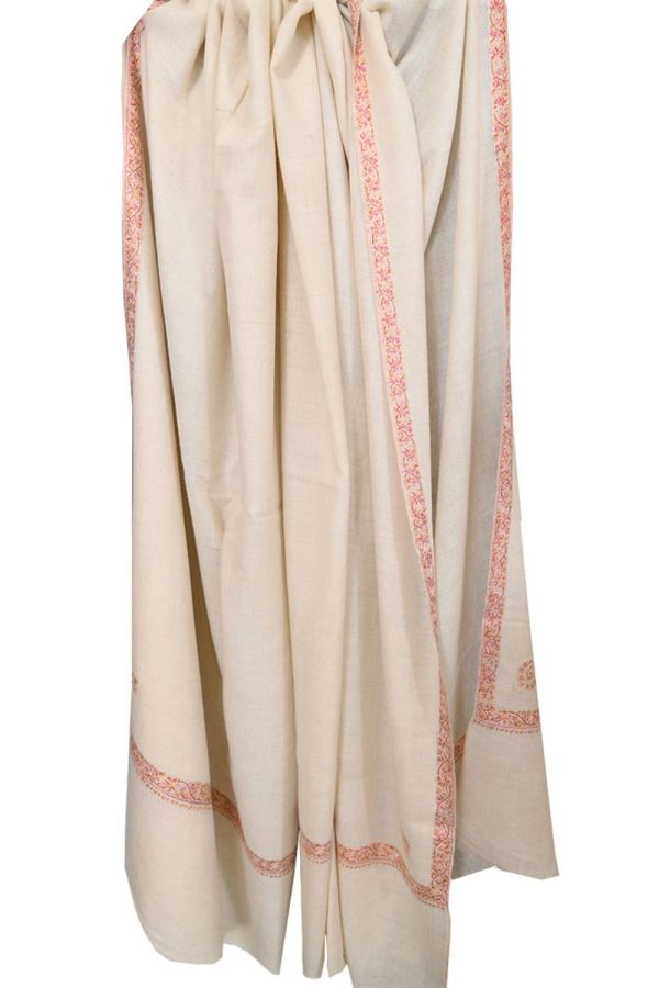 Light Weight Shahmina Beldar Gents Shawl - Beige