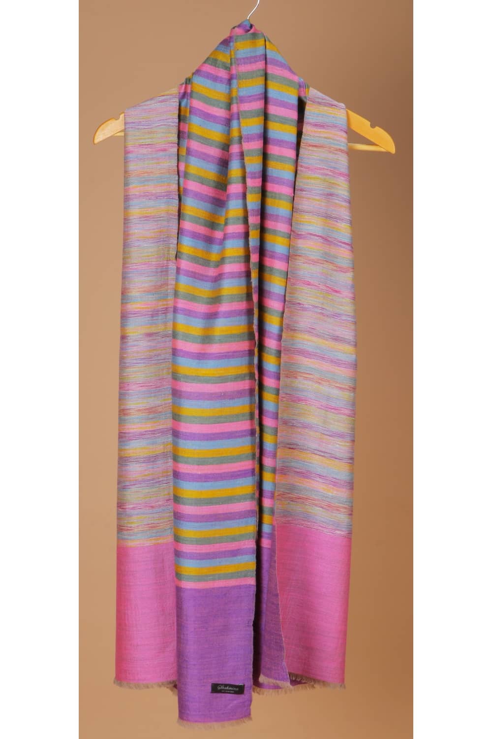 Light Weight Shahmina Reversible Stole – Pink and Purple
