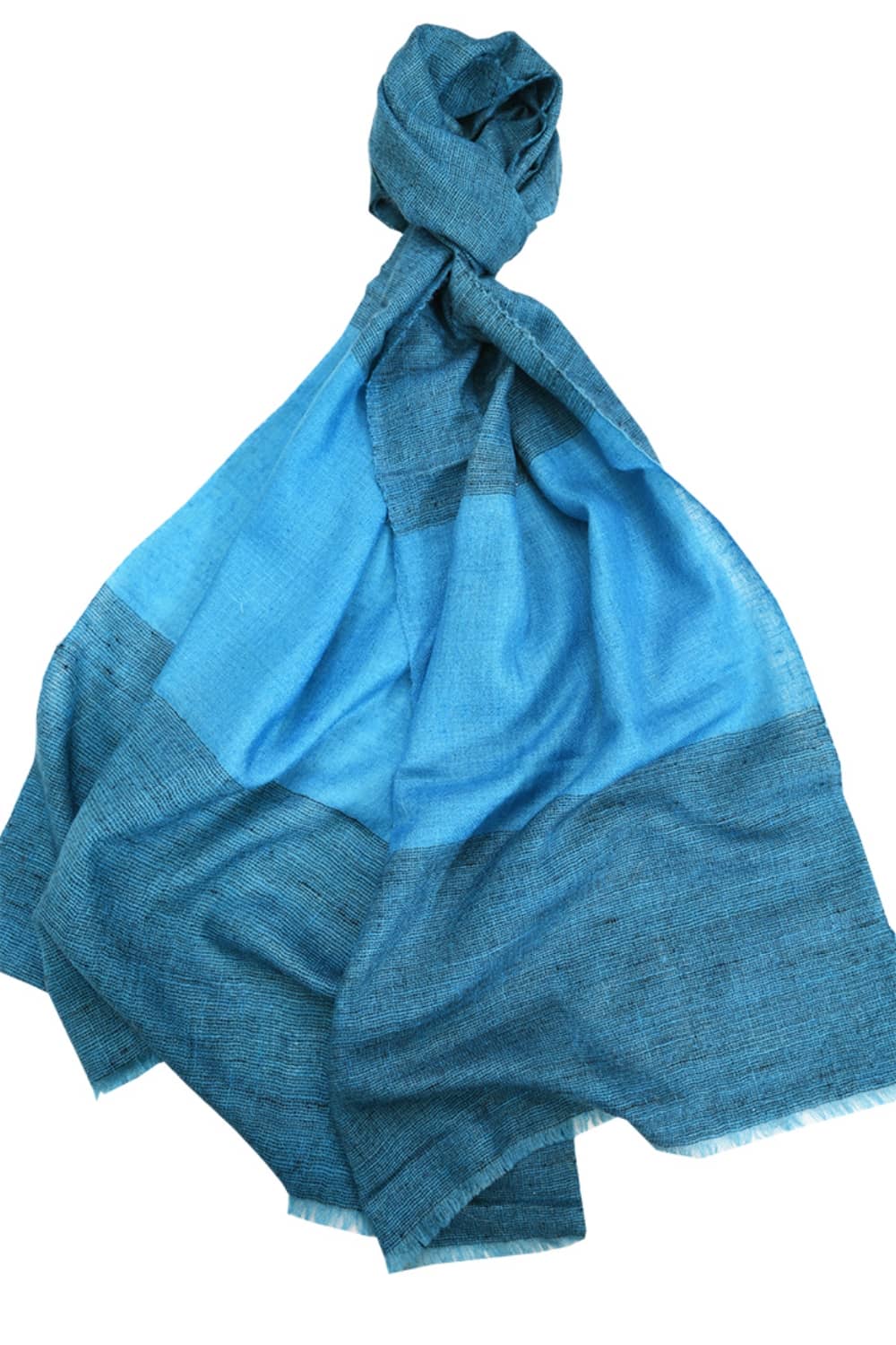 Light Weight Shahmina Scarves – Dual Blue