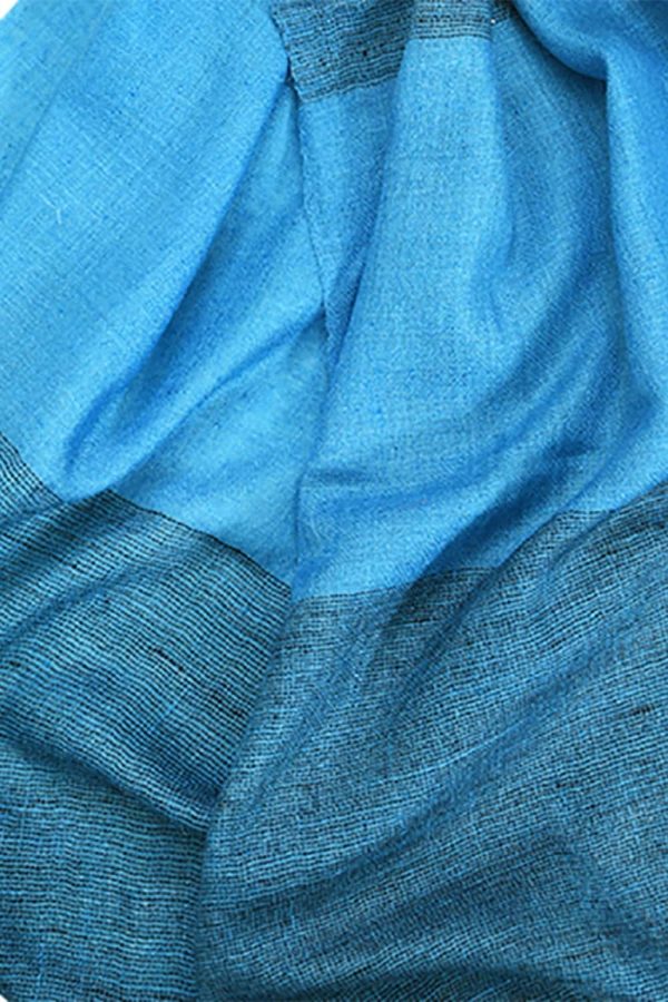 Light Weight Shahmina Scarves - Dual Blue